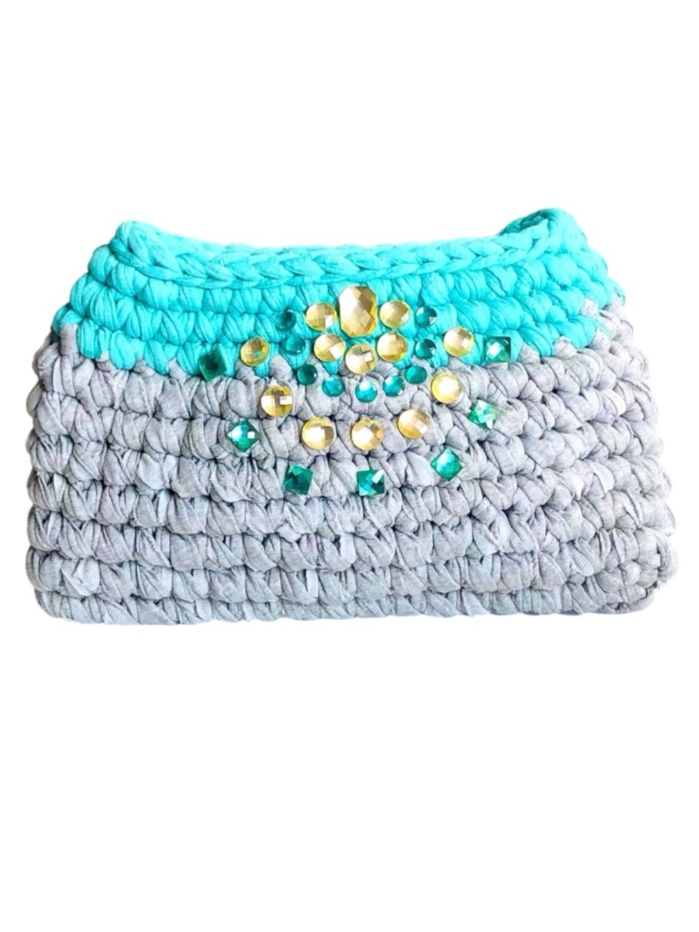 Hand Woven Embellished Clutch